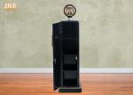 Decorative Wooden Storage Cabinet MDF Rack Furniture Gas Pump Storage Rack Black