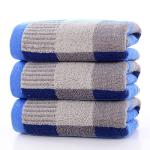 Home Customized Size Embroidery Logo Cotton Towel For Men Women Soft Thickened