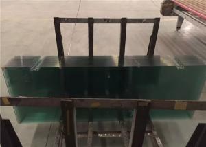 China Edge Grinding Drilling Tempered Safety Glass / 8mm Toughened Glass For Windows factory