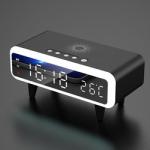 High Efficiency Digital Qi Wireless Charger Clock 297g Lightweight