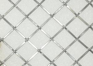 China 316 Stainless Steel Crimped Decorative Wire Mesh Grilles Anti Alkali factory
