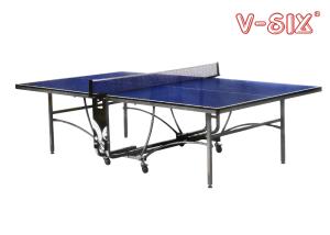 China Blue Color Standard Foldable Table Tennis Table Stable Structure For Office Exercise factory