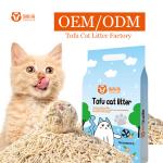 6L Plant Tofu Litter Sand Degradable No Odor Cat Litter Eco Friendly