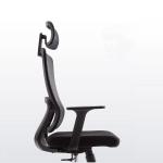 Black Headrest Mesh Office Chair High Stretch Mesh Task Chair
