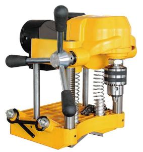 China STH150 hole drilling machine for SCH40 steel pipe with tightening chain factory