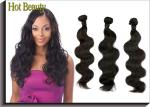 Tangle - Free Cambodian Virgin Hair / Malaysian Body Wave Hair Extensions Sleek