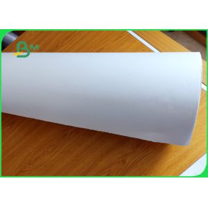 Width 160cm Smothness 45gr Greyish White Plotter Paper For Clothes