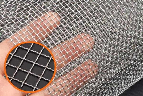 Crimped wire mesh High temperature resisting/acid resisting/alkali resisting