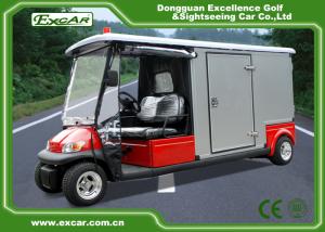 China Steel Chassis Waterproof Medical Golf Cart With Light And Horn factory