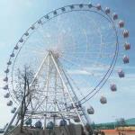 Theme Park Ferris Wheel Ride 380V 50Hz Air - Conditioned Cabin