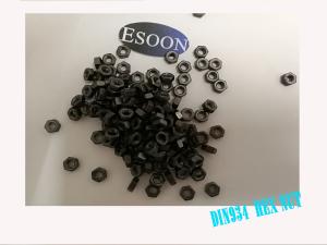 China DIN934 Hexagon full nuts ISO4032 GB6170-86,M3 Size,Grade 6,Plain Surface factory