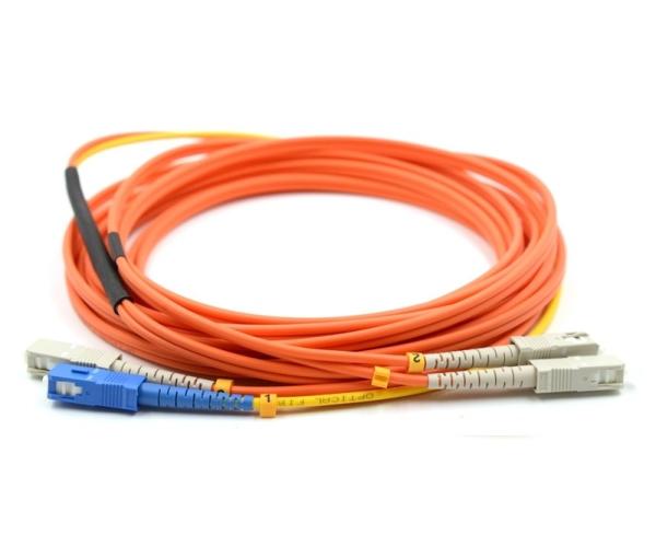 Mode Conditioning Fiber Optic Patch Cord LSZH Jacket With LC SC FC ST MU