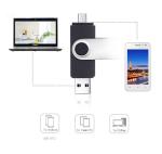 Android Phone OTG USB Flash Drives 2.0 3.0 7cm length Uploading Data 64GB