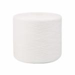 100% Polyester Ring Spun Yarn Pre Dyed Raw White For Sewing 40/2 TFO Techs