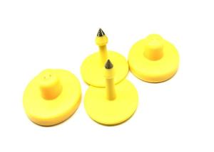 China TPU Round Livestock Tracking Tags , Animal ID Tags PC Optional Color factory