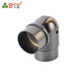 Custom Stainless Steel Adjustable 90 Degrees Stair Handrail Elbow Connector