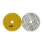 White 4 Grit Diamond Wet Polishing Pads For Marble Granite Stone Terrazzo Floor