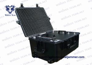 China 12 Bands 20 - 6000Mhz Vehicle Bomb Jammer Portable Cell Phone Signal Jammer factory