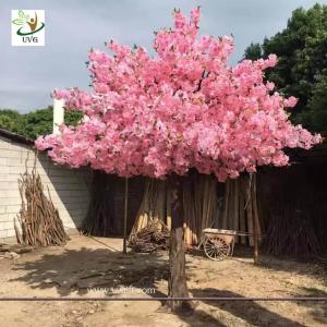 China UVG indoor decorations cherry blossom tree artificial in silk flower arrangements for wedding planners CHR155 factory