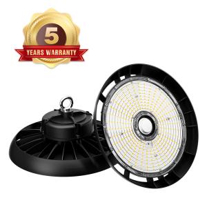 China Workshop Sport Halls 50w 100w 150w 200w 300w Aluminum Industry Dimmable Explosion Proof IP65 UFO LED High Bay Light factory