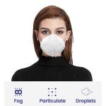 Skin Friendly KN95 Face Mask Anti Bacterial Premium High Breathability