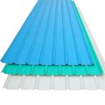 Plain Colour Coated Corrugated Roof Tile With Mill