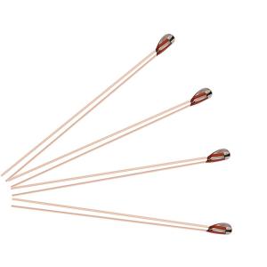 China R25 Glass Encapsulated NTC Thermistor 10k Ohm Fast Response Time factory