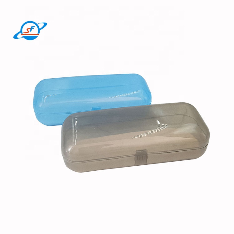 Multi Colored Transparent Eyeglass Case PVC Glasses Case Stylish