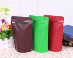 Moisture Proof 50g Stand Up foil Coffee Pouch Packaging Self Sealing With One