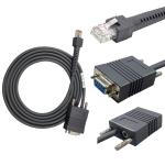 5m RS232 Barcode Scanner Cables For Symbol Motolora LS2208 4208 DS9208