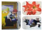 High Resolution Popular 3D Background Wall Printing Machine On Paper Wood