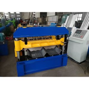 T90 T100 T120 Trapezoidal Roof Panel Sheet Roll Forming Machine Tile Making