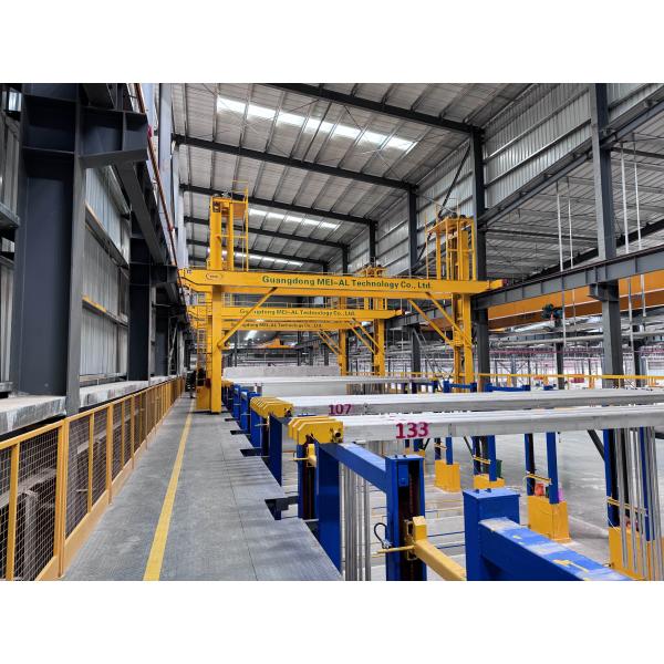 China Intelligent 500T/M Aluminum Profile Anodizing Integrated Solution factory