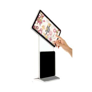 China 55 inch large touch screen landscape Human induction lcd multi touch display advertising player factory