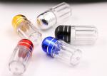 One Grain Pack Health Product Packaging Bottle , Plating Cap PET Plastic Bottle