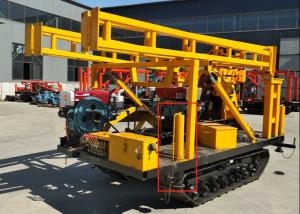 China Coring Investigation XY-1A 150 Meters Hydraulic Wheels Mounted Drilling Rig factory