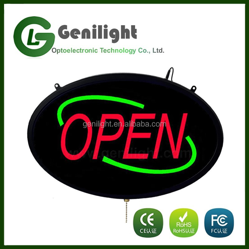 Store Front Decorations LED Neon Sign Board for Fresh Bagels 56*33cm Screen Dimension