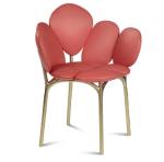 Nordic Hotel Restaurant Furniture Dining Room Petal Shaped Stainless Steel
