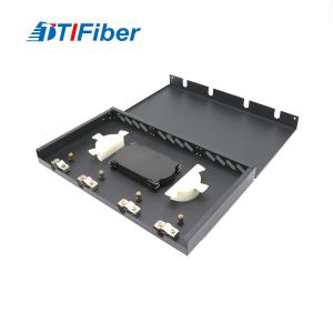 China FTTH 12 - 24 Core Fixed Type Rack Mount Fiber Optic Patch Panel factory