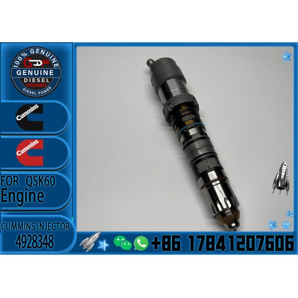 Excavator Accessories Fuel Injector 4928346 4928349 4010025 4087894 4928348 for Cummins QSK23 QSK60 Diesel Engine Spare Parts Construction Machinery