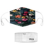 Dustproof Adjustable EarLoop Decorative Cloth Face Mask