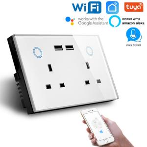 China 802.11bgn Smart Plug Socket SmartLife Wifi Smart Touch Switch factory