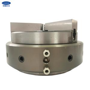 China Stainless Steel CNC Lathe Pneumatic Chuck Three Jaws Air Operated Chuck For CNC Lathe factory