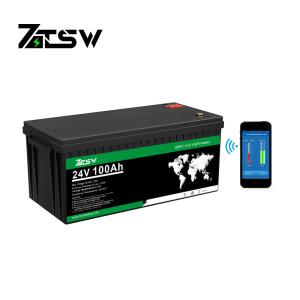 China Solar 24v LiFePO4 Battery 100ah Lithium Ion Lifepo4 Battery Home Power factory
