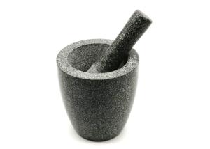 China Natural Granite Stone Mortar And Pestle Set Spice Herb Grinder factory