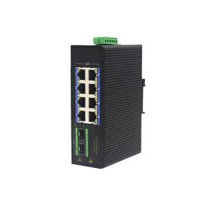 China 8 RJ45 Ports Unmanaged Industrial Full Gigabit Ethernet Switch 2 SFP Port factory