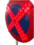 Height Adjustable 500mm LED Arrow Sign Board