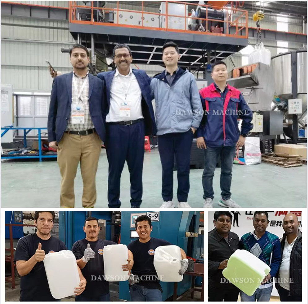 Single Station Single Die Head HDPE Lubricant Oil Extrusion Blow Molding Machine