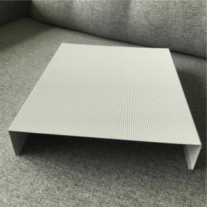 China 50x150 Aluminum Metal Ceiling Ultra Micro Perforation U-Shaped Baffle Ceiling factory