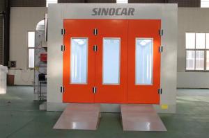 China 2 Stage Filter Furniture Paint Booth Down Draft Booth With Durable Steel factory
